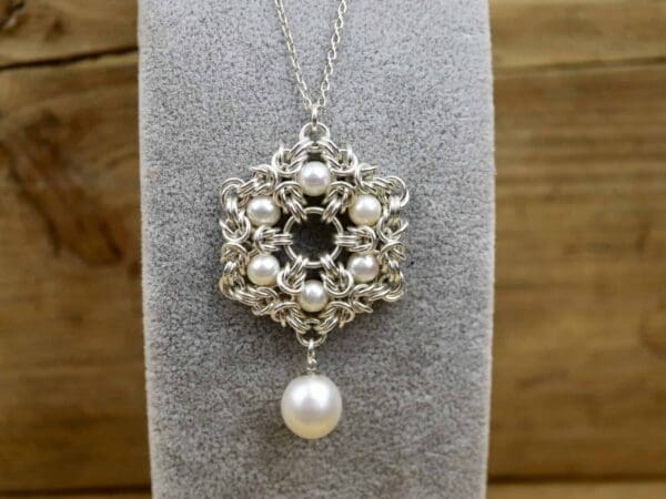 Rose Chain Maille Pendant Tutorial