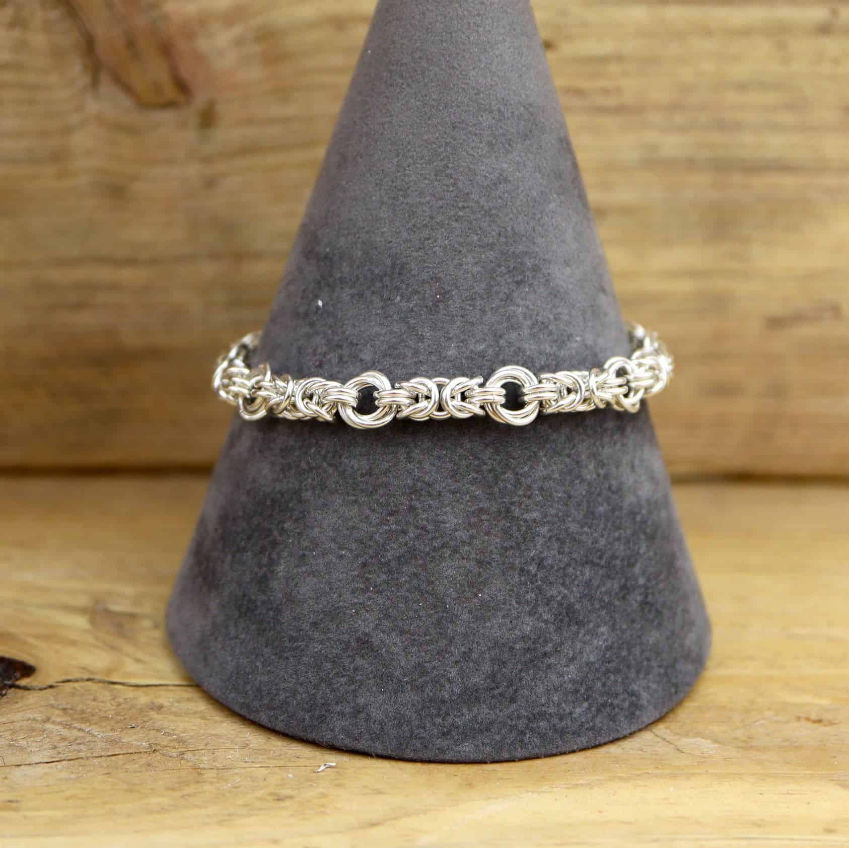 Byzantine and Roses Chain Maille Bracelet Kit