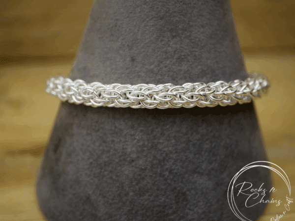 Candy Cane Cord Chain Maille