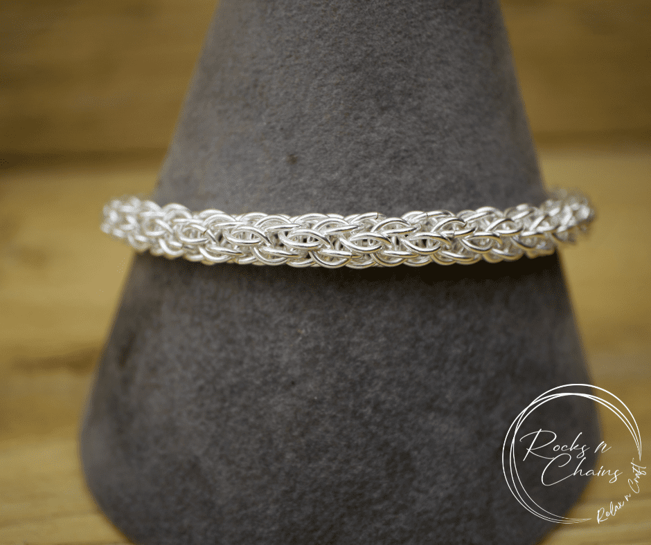 Candy Cane Cord Chain Maille