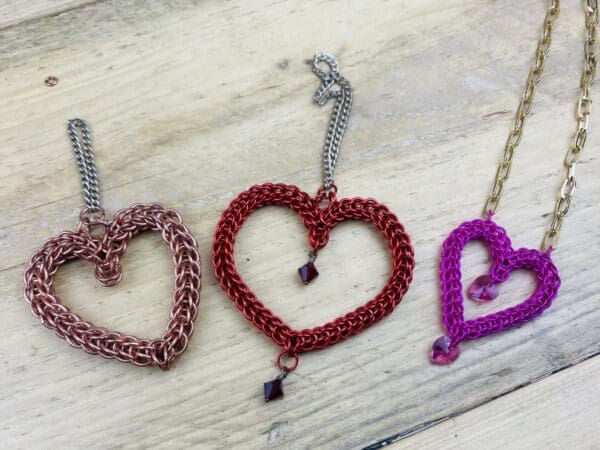 Heart Chain Maille Tutorial