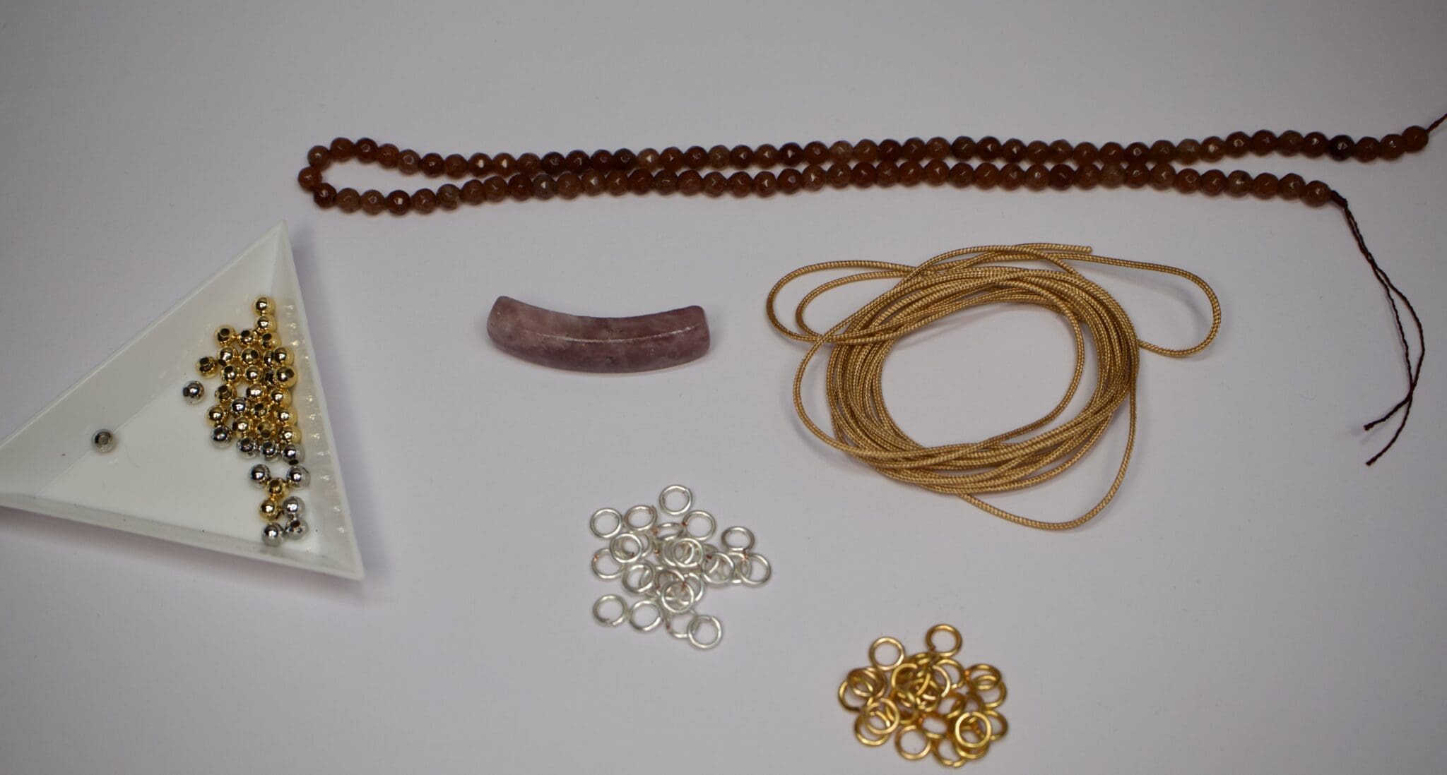 Goddess Lepidolite and Strawberry Quartz Bracelet Kit - Image 2
