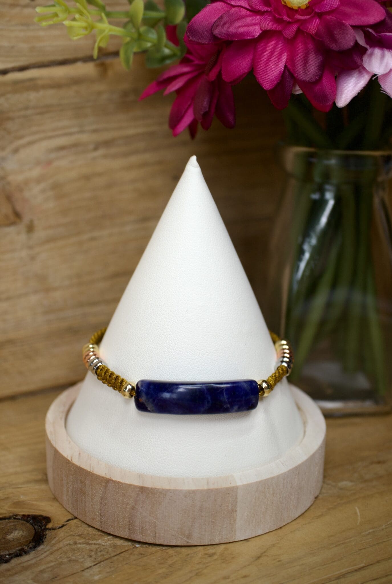 Gemstone Bar Bracelet Macrame Kit