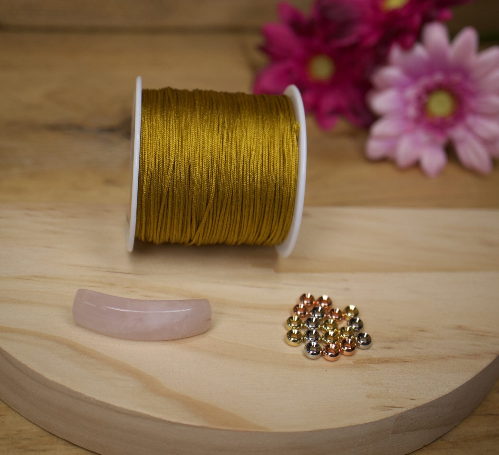 Gemstone Bar Bracelet Macrame Kit - Image 5