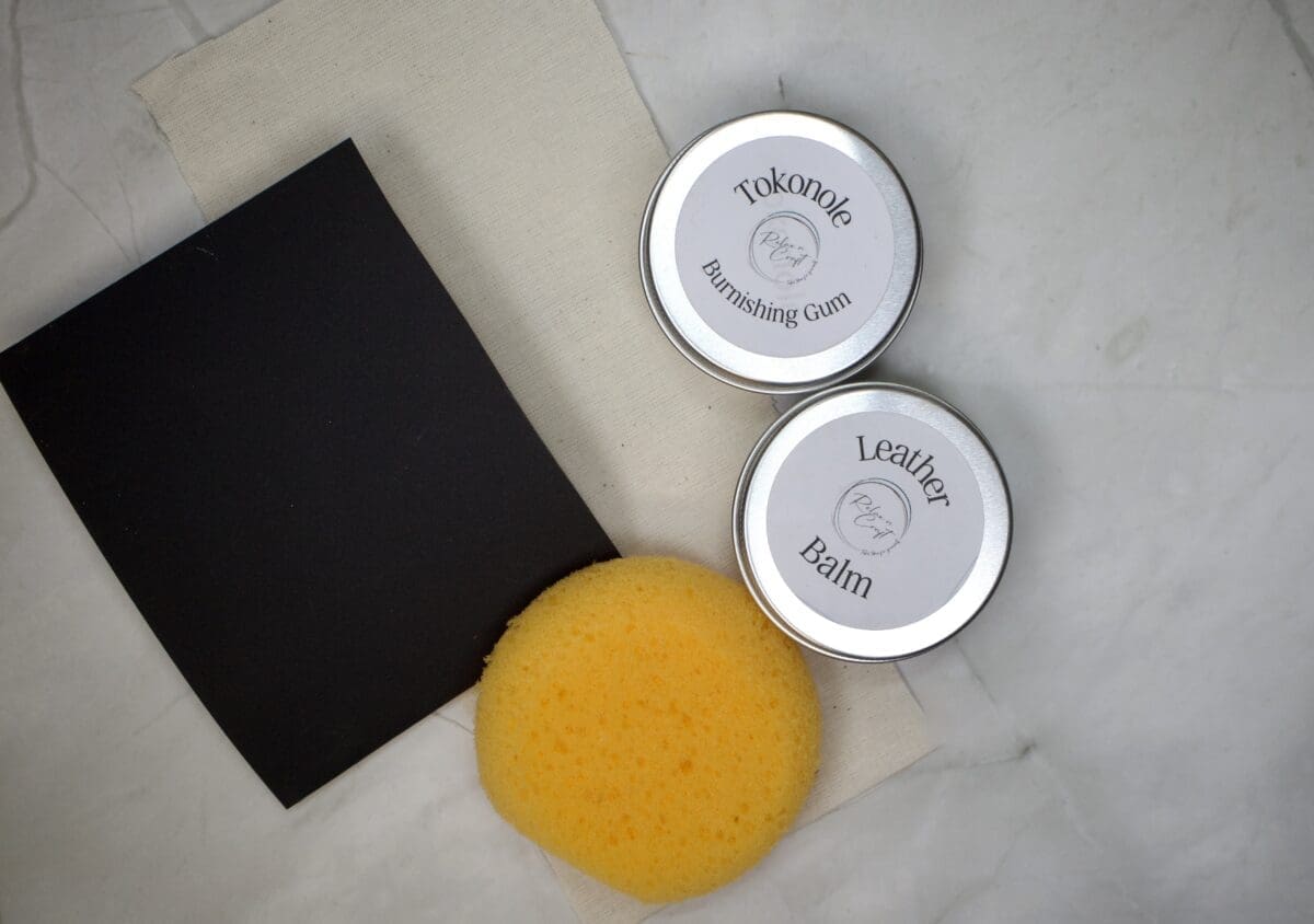 Leather Journal Finishing and Care Kit