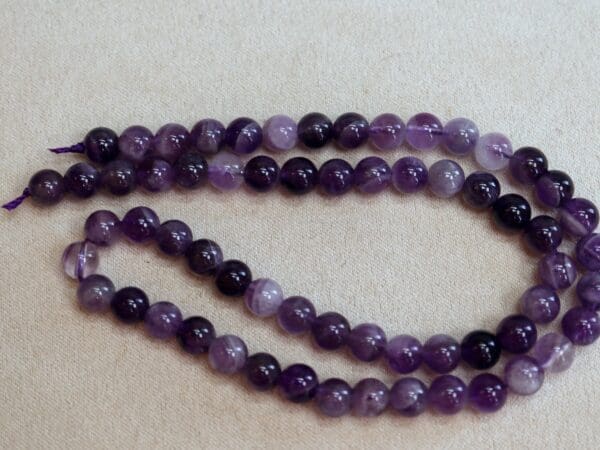 6mm Chevron Amethyst Rounds