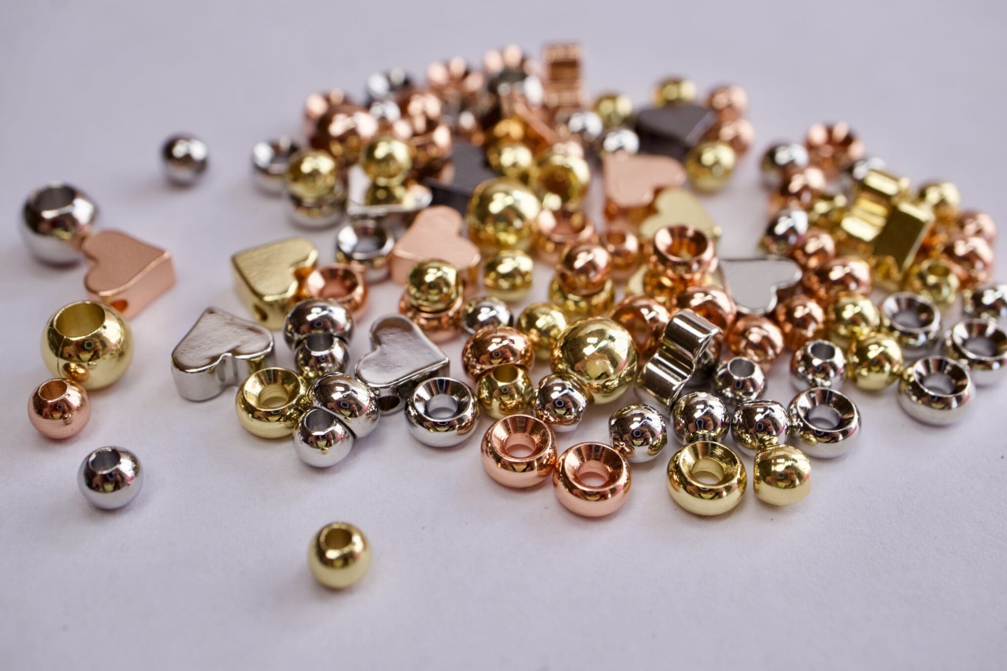 30 grams Mixed Spacer Beads