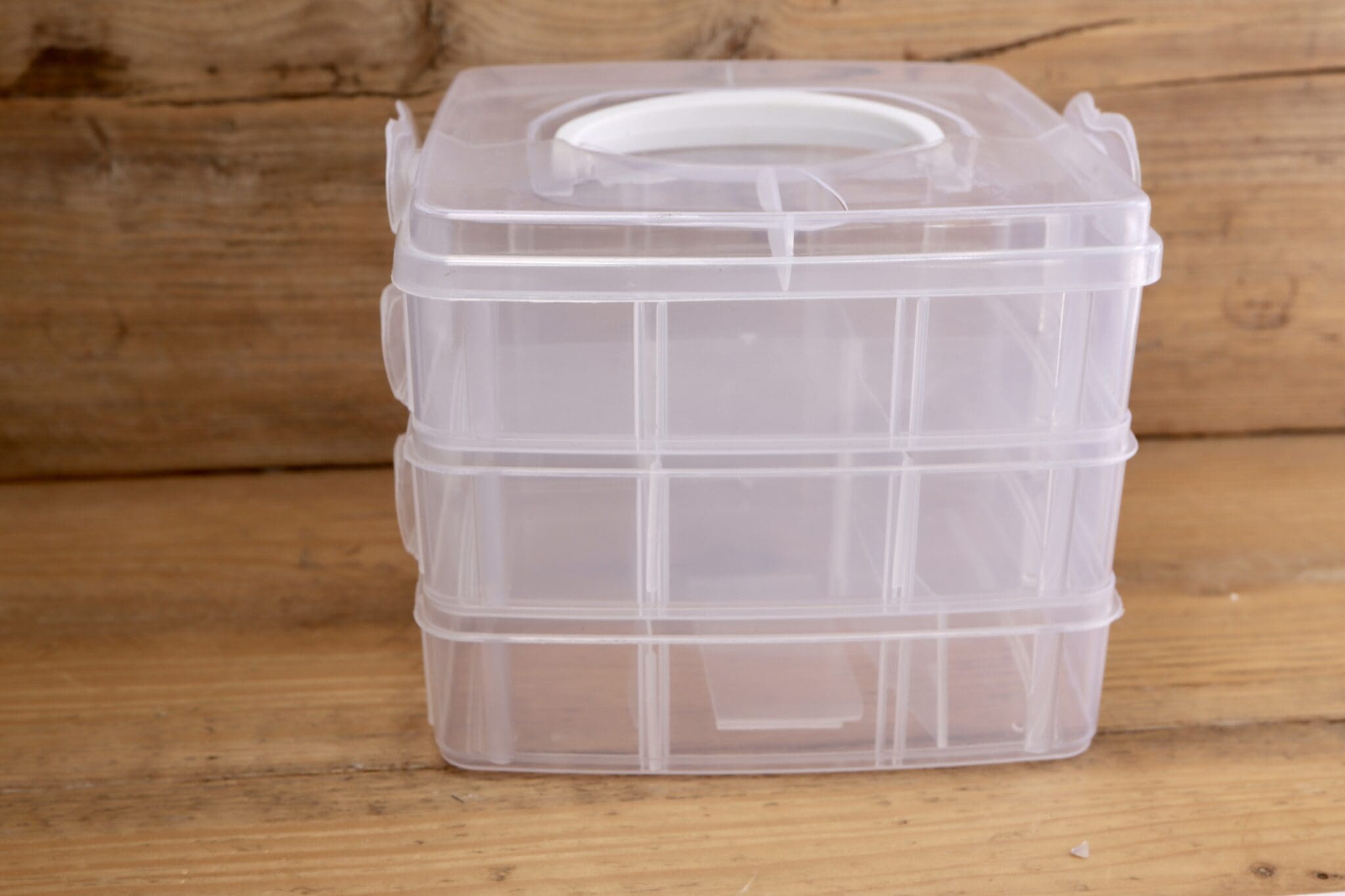 Three-Tier Craft Storage Box